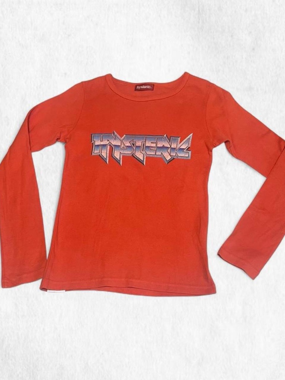 Hysteric Glamour rare orange vintage long sleeve 1990s red tag